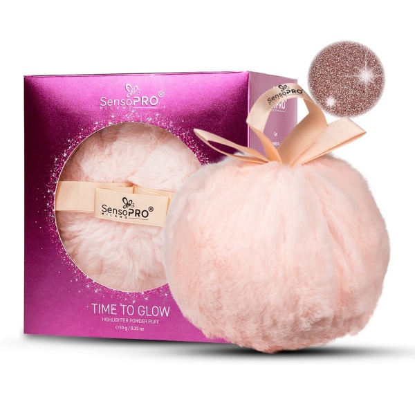 Iluminator Pudra Face & Body Time to Glow SensoPRO Milano, Rose Dust