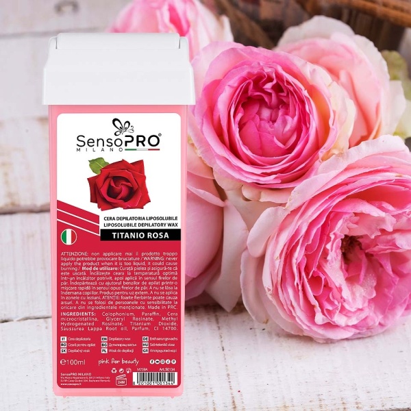 Ceara Epilat Unica Folosinta SensoPRO Milano, Rezerva Titanio Rosa 100ml