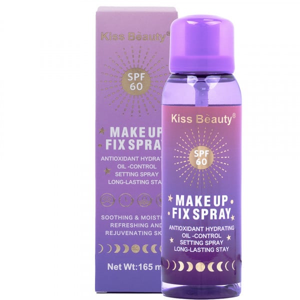 Spray Fixare Machiaj SPF60 Antioxidant & Hydrating Kiss Beauty, 165ml
