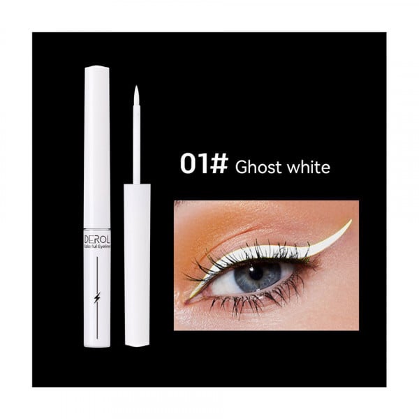 Eyeliner Lichid Colorat Derol Linear Lighting #01 Ghost White