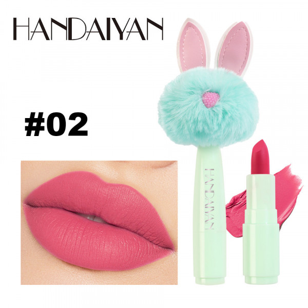 Ruj Mat Fluffy Lollipop Lipstick Handaiyan #02