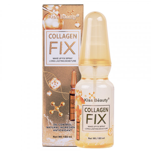 Spray Fixare Machiaj Collagen Fix Kiss Beauty, 180ml