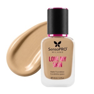Fond de ten Love My Skin, cu vitamina E, SensoPRO Milano, S04 Light-Medium Neutral