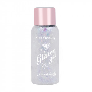 Glitter Gel Face & Body Kiss Beauty 01