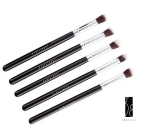 Set 5 pensule machiaj Originale Fraulein38 Kabuki Exclusive Style - Silver Blend