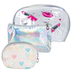 Portfard Cosmetice SensoPRO Milano - Glam Shine, set 3 buc