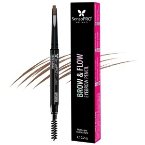 Creion de Sprancene Brow & Flow SensoPRO Milano - Tea Brown