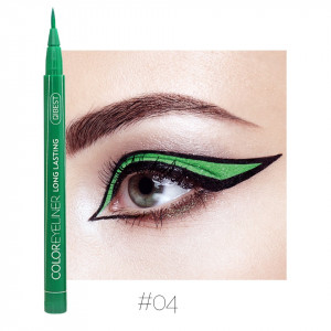 Eyeliner colorat Qibest Waterproof, Verde #04