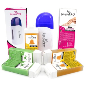 Kit Epilare Lady Azure SensoPRO Milano + CADOU Rezerva Ceara aplicator ingust
