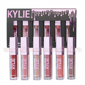 Set Rujuri Lichide Mate 6 Culori Kylie Limited Edition