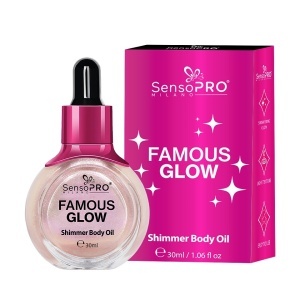 Iluminator lichid Famous Glow SensoPRO Milano, Rose Glow