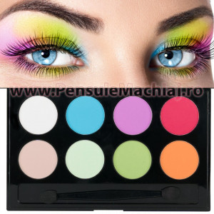 Fard de Pleoape 8 culori mate #01 Eyeshadow Meis - Crazy Colors