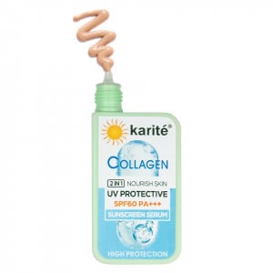 Ser cu protectie solara SPF60 & Collagen Karite, 60ml