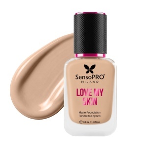 Fond de ten Love My Skin, cu vitamina E, SensoPRO Milano, S05 Medium Warm