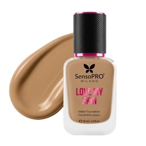 Fond de ten Love My Skin, cu vitamina E, SensoPRO Milano, S07 Tan Warm