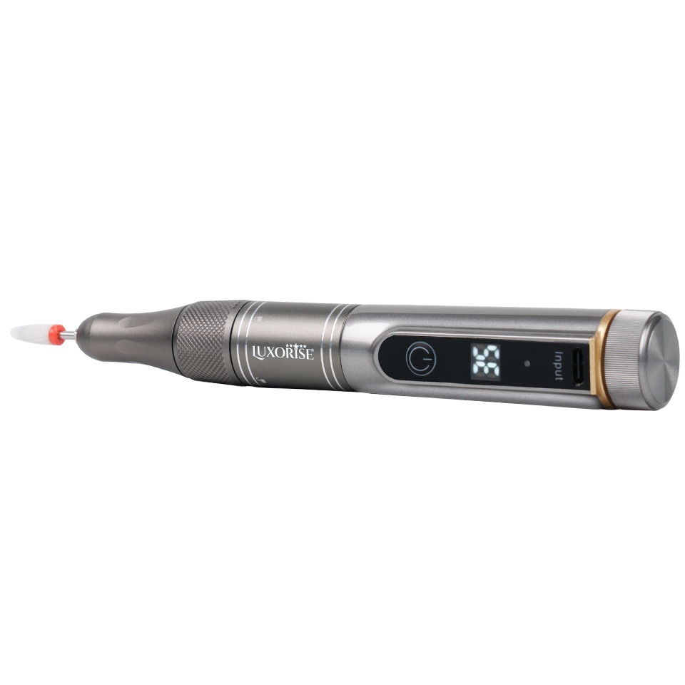 Freza Unghii Portabila DiamondEdge PRO 35.000 RPM - LUXORISE, Grey