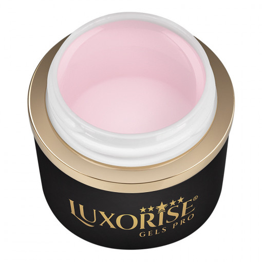 Gel UV Constructie Unghii RevoFlex LUXORISE 50ml, Baby Pink