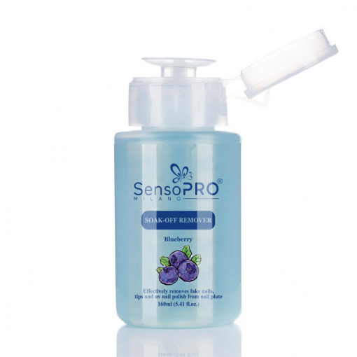 Soak off Remover SensoPRO Blueberry, 160 ml