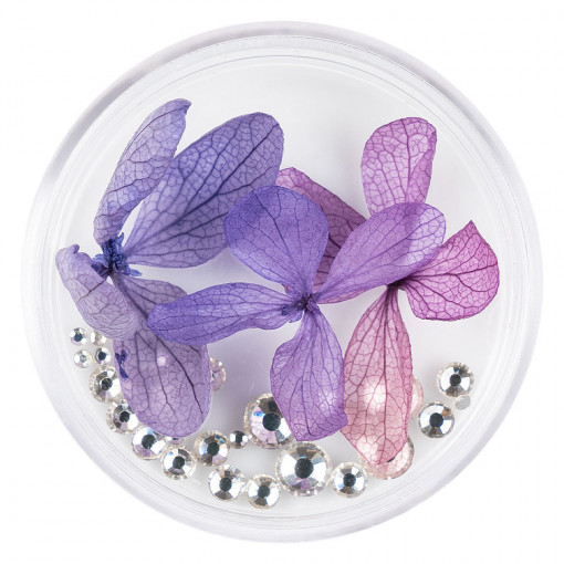 Flori Uscate Unghii cu cristale - Floral Fairytale #19 LUXORISE