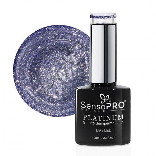 Oja Semipermanenta Platinum SensoPRO Milano #07 Purple Pearls 10ml