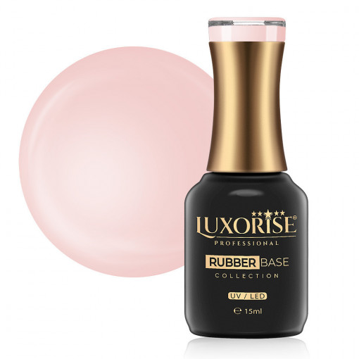 Rubber Base LUXORISE Crystal Collection, Shell Nude 15ml