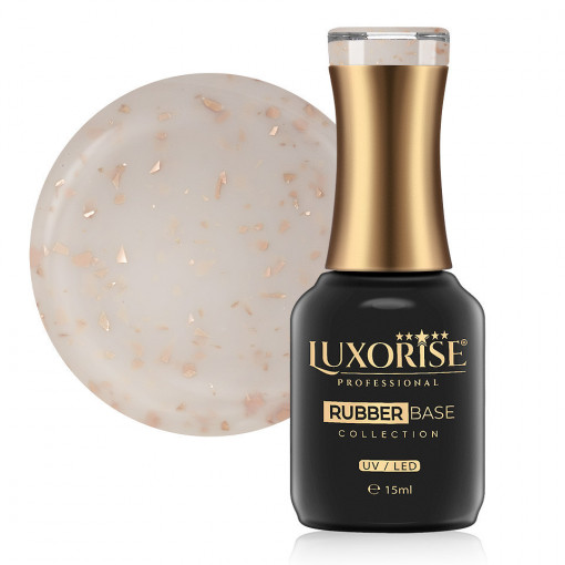 Rubber Base LUXORISE Glamour Collection, Cyber Nude 15ml