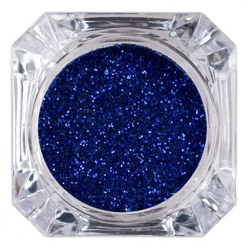 Sclipici Unghii Pulbere LUXORISE, Admiral Blue Glitter