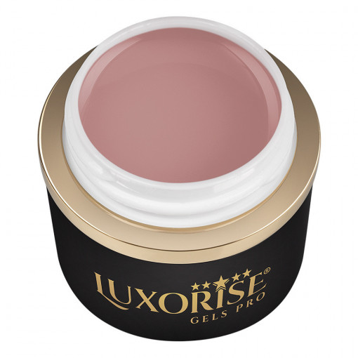 Gel UV Constructie Unghii RevoFlex LUXORISE 50ml, Cover Nude - Dark