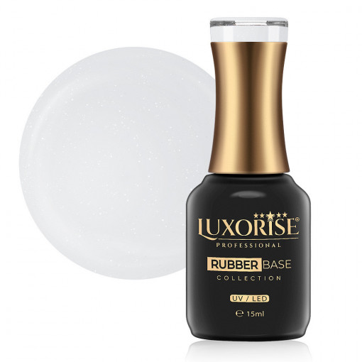 Rubber Base LUXORISE Charming Collection, Blissful White 15ml