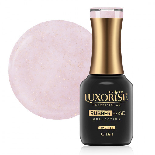 Rubber Base LUXORISE Glamour Collection, Gold Bites 15ml