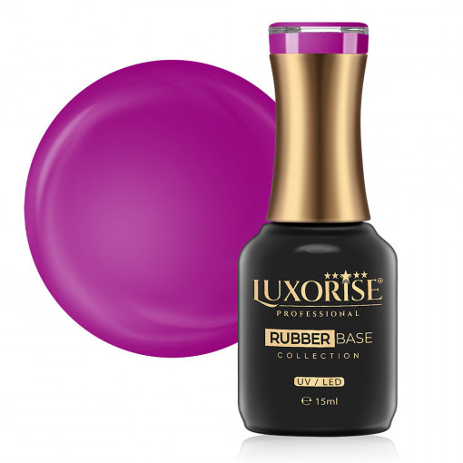 Rubber Base LUXORISE Neon City Collection, Violet 15ml