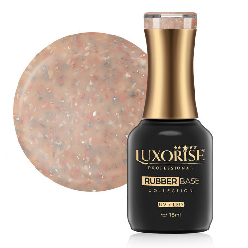 Rubber Base LUXORISE Sparkling Collection, Royal Candy 15ml
