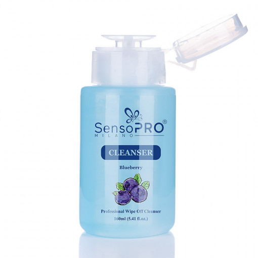 Cleanser Unghii SensoPRO Blueberry, 160 ml