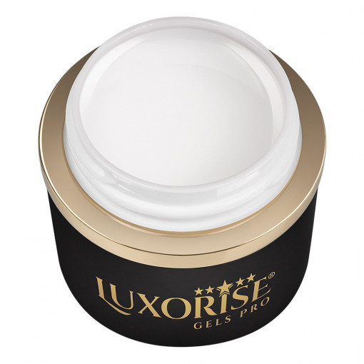Gel UV Constructie Unghii RevoFlex LUXORISE 15ml, Extreme White