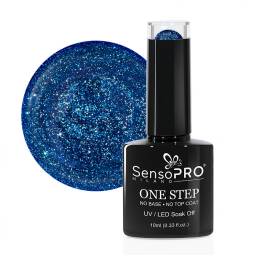 Oja Semipermanenta SensoPRO One Step Magic Blue #012, 10ml
