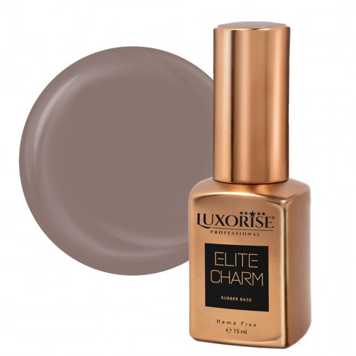 Rubber Base Hema Free ELITE CHARM LUXORISE Dark Chocolate 15ml