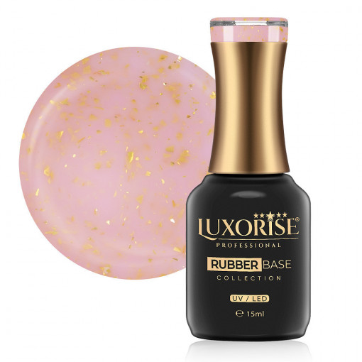 Rubber Base LUXORISE Glamour Collection, French Foil 15ml