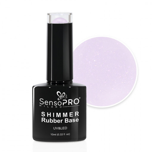 Shimmer Rubber Base SensoPRO Milano 10ml, Unicorn Elixir #70