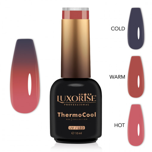Oja Semipermanenta Termica 3 Culori LUXORISE ThermoCool, Free Spirit 10ml