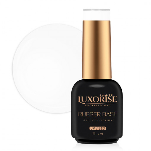 Rubber Base LUXORISE, Clear - Glassy Gloss 10ml