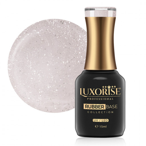 Rubber Base LUXORISE Glamour Collection, Antique Gold 15ml
