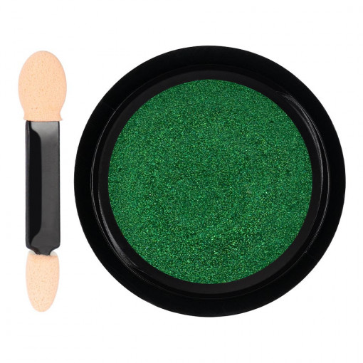 Pigment Unghii LUXORISE Mirror Powder, Lucky Green