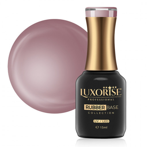 Rubber Base LUXORISE Crystal Collection, Barely Blush 15ml