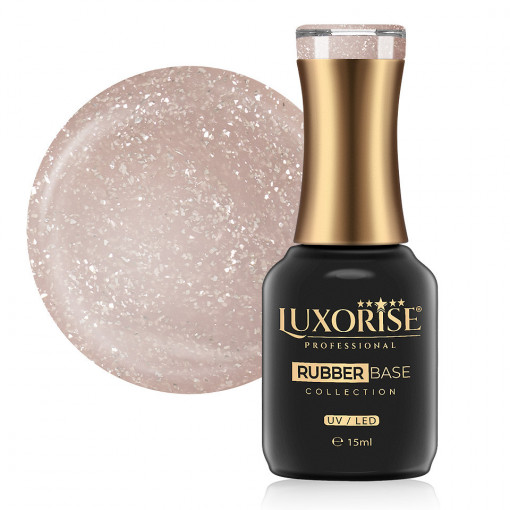 Rubber Base LUXORISE Glamour Collection, Golden Moments 15ml