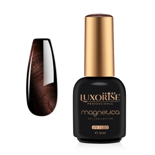 Oja Semipermanenta MAGNETICA LUXORISE - Crystal Glow, Copper 10ml
