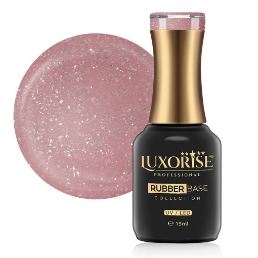 Rubber Base LUXORISE Glamour Collection, Cooper Gold 15ml
