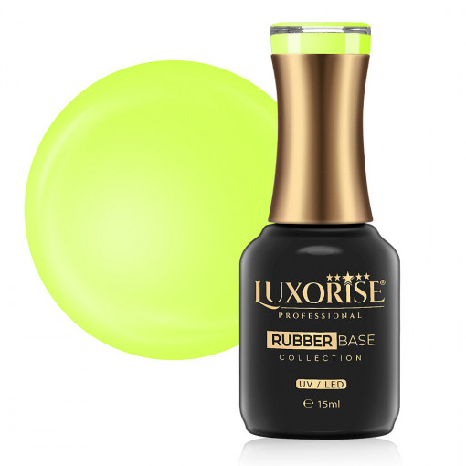 Rubber Base LUXORISE Neon City Collection, Yellow 15ml