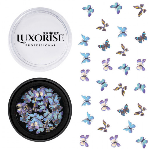 Decoratiuni Unghii Nail Art Butterfly Kaleidoscope, LUXORISE