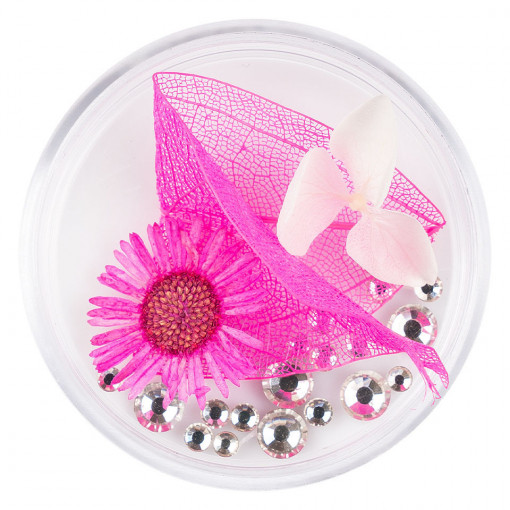 Flori Uscate Unghii cu cristale - Floral Fairytale #22 LUXORISE