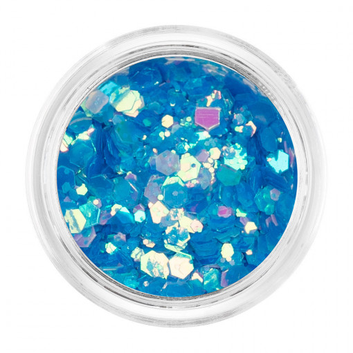 Paiete Unghii Neon Fluorescent LUXORISE, Blue